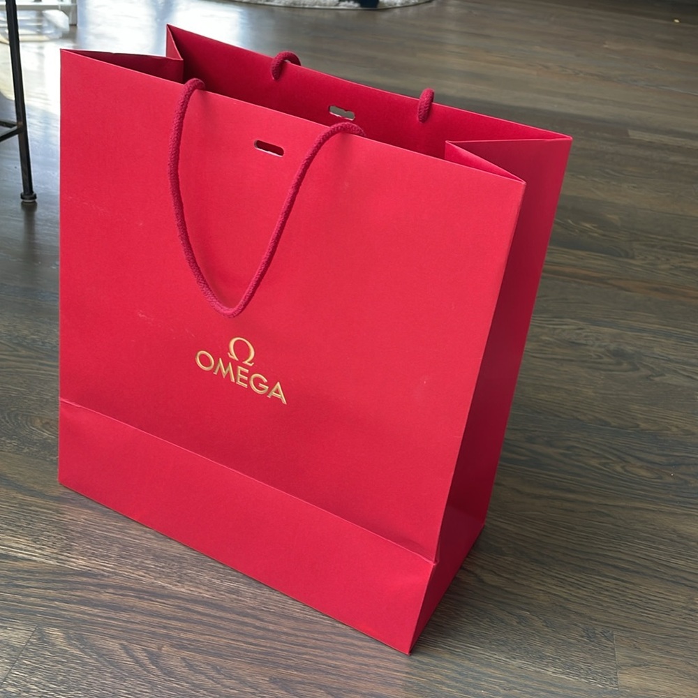 Omega large gift bag for watch jewelry or accessories